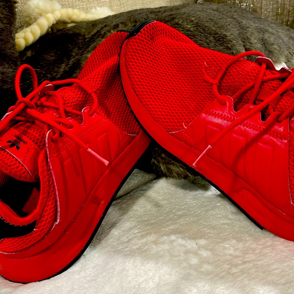 Red adidas’s size 4 1/2 youth
